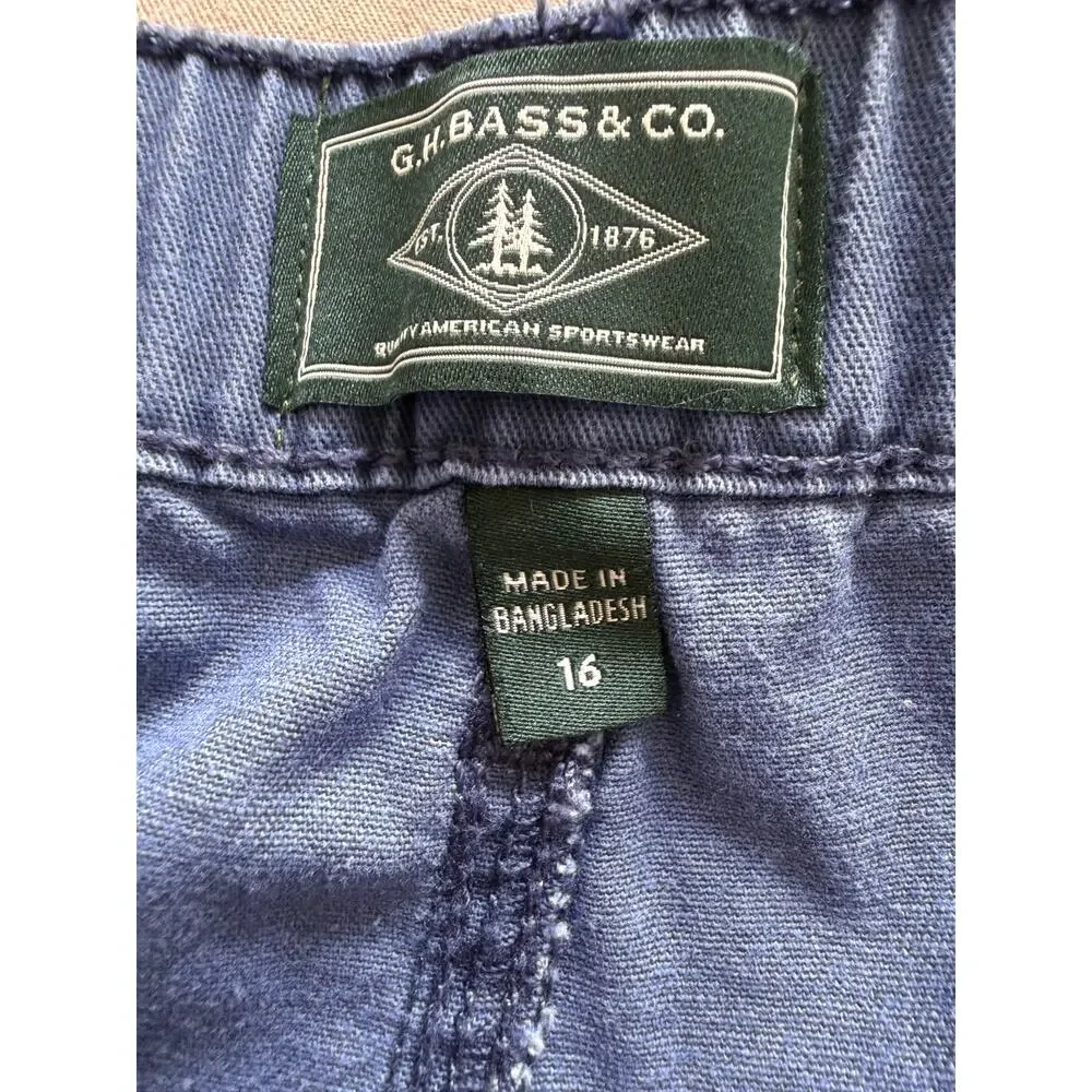 GH Bass Co Cropped Khaki Pants, Size 16 (Bundle of 2)